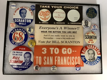 1964-1968 Scranton For Presidential Hopeful Collec