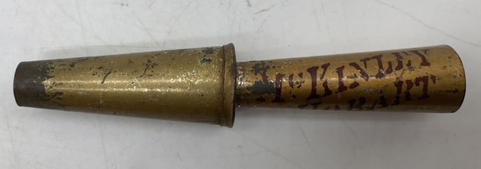 1896 "McKinley & Hobart" Painted Tin Noise Maker.