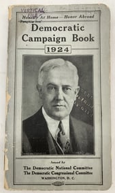 1924 Davis & Bryan Back-To-Back Jugate Democratic