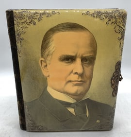 C.1900 McKinley Celluloid Covered Photo Album