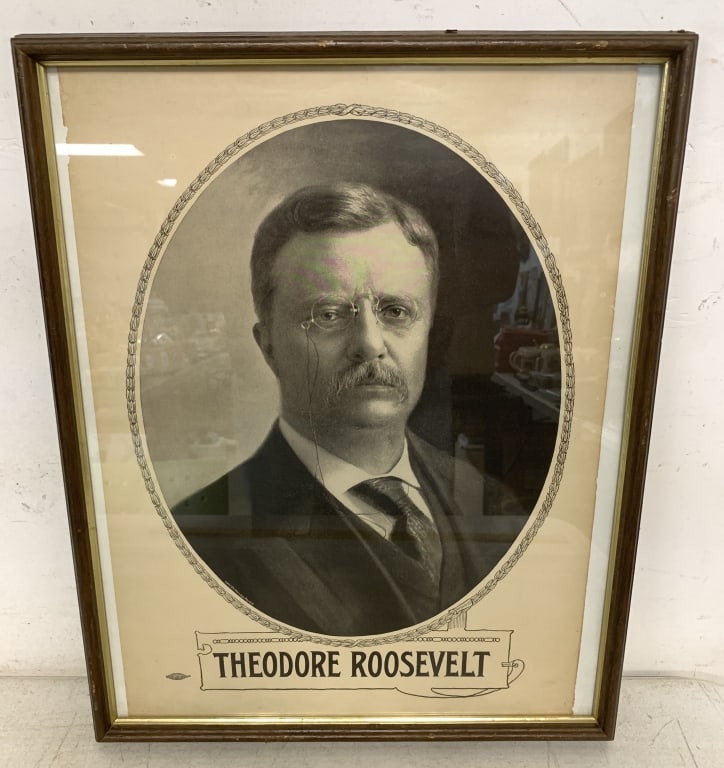 "Theodore Roosevelt" Handsome Oval Portrait Poster (1 of 4)