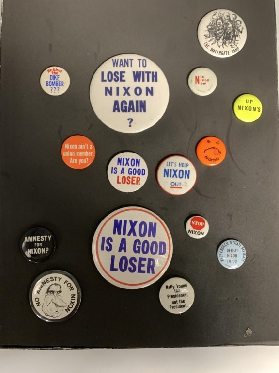 1968-1974 Anti Nixon Button Collection (1 of 3)