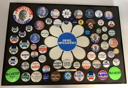 1968 Eugene McCarthy Collection of Presidential Ho