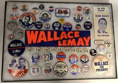 1968 George Wallace Campaign Button Collection
