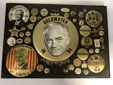 1964 Goldwater Collection of Buttons & Badges