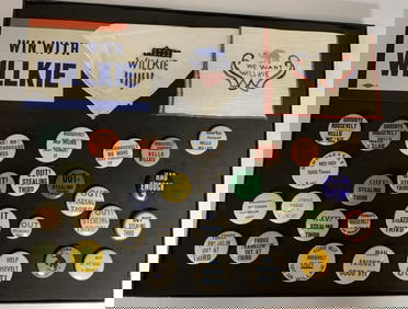 1940 Willkie 29 Anti FDR Roosevelt Buttons