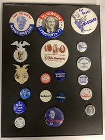 1972 McGovern Buttons & Badges Streisand Concert B