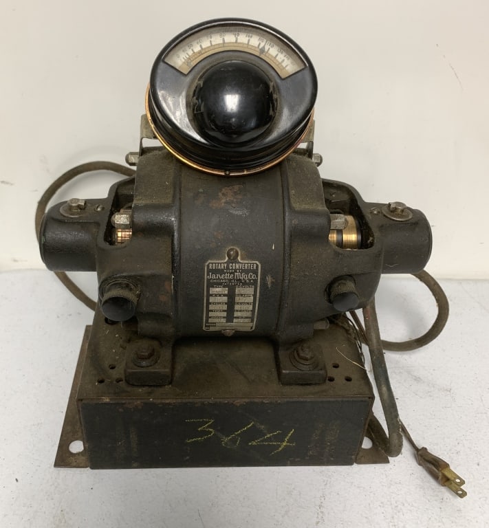 Jeanette Rotary Converter w/added gauge (1 of 5)