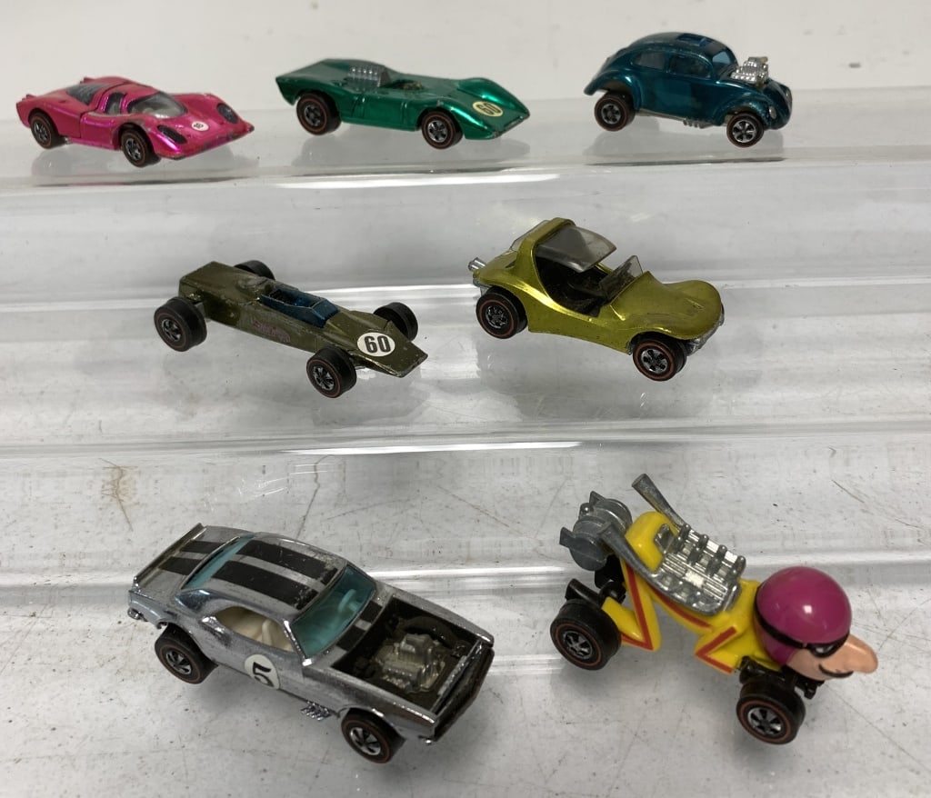 lot of 7 Hot Wheels Red Lines, Farbs, Lotus (1 of 13)