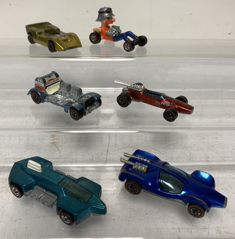 lot of 6 Hot Wheels Red Lines Farbs, Mantis (1 of 10)