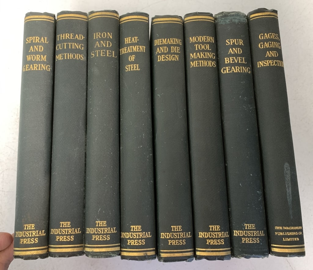 lot of 8 Machining, Steel, Tooling Books (1 of 3)
