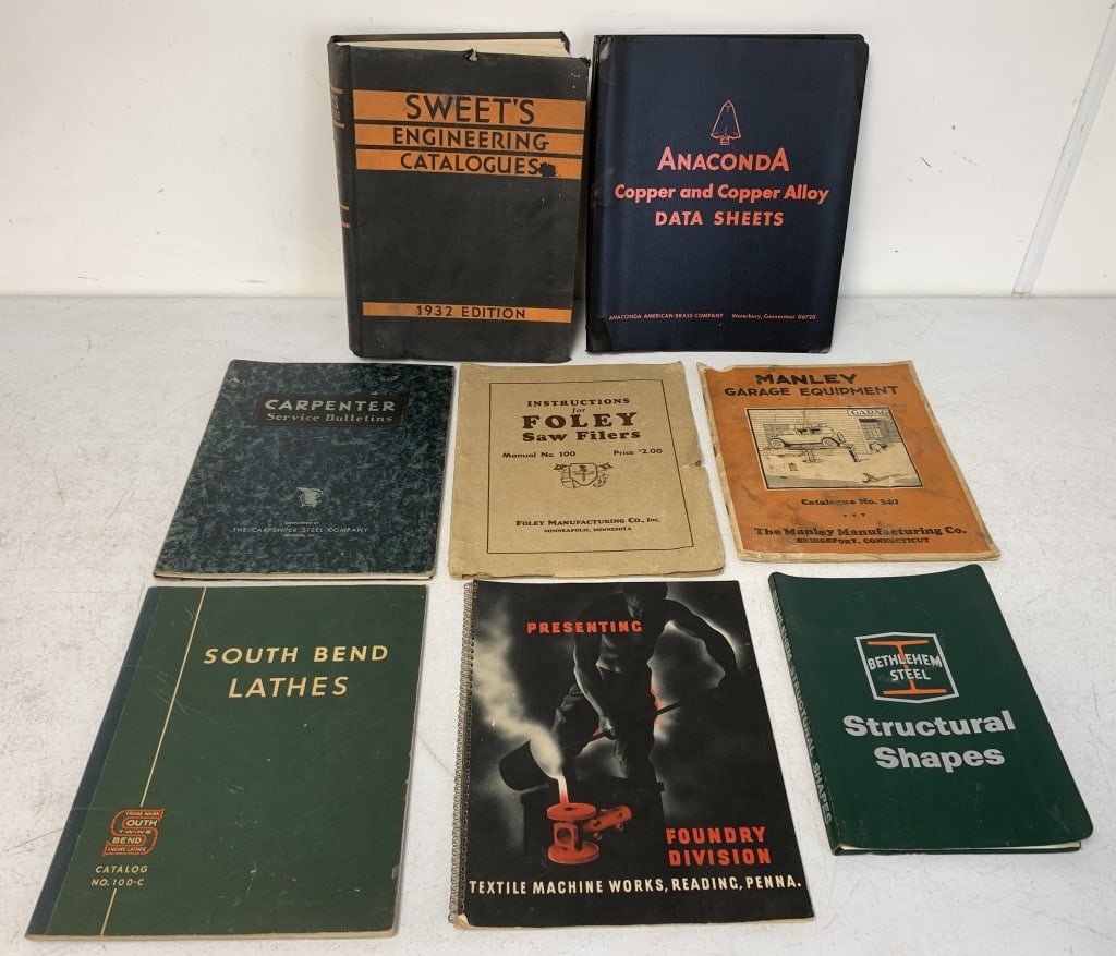 8 Metal Books, Lathes, Saw Filers, others (1 of 4)