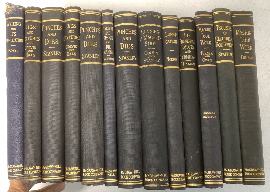 13 Engineering Books-Jigs, Punches, Lubrication (1 of 4)
