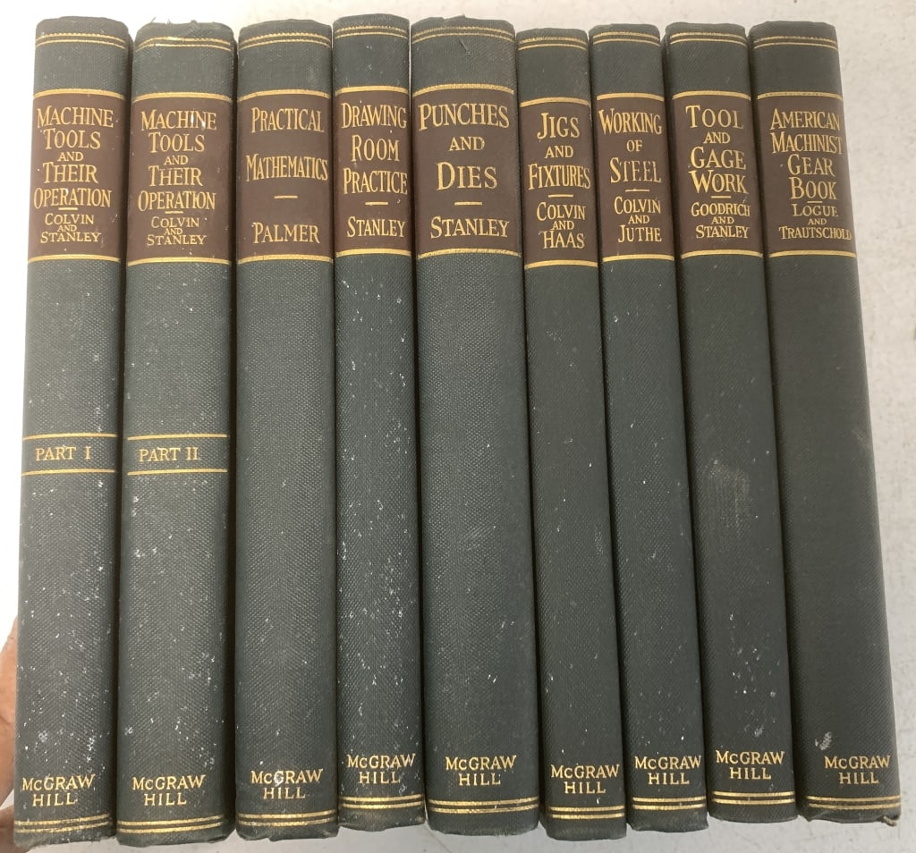 9 Library of Machine Shop Practices Books (1 of 3)