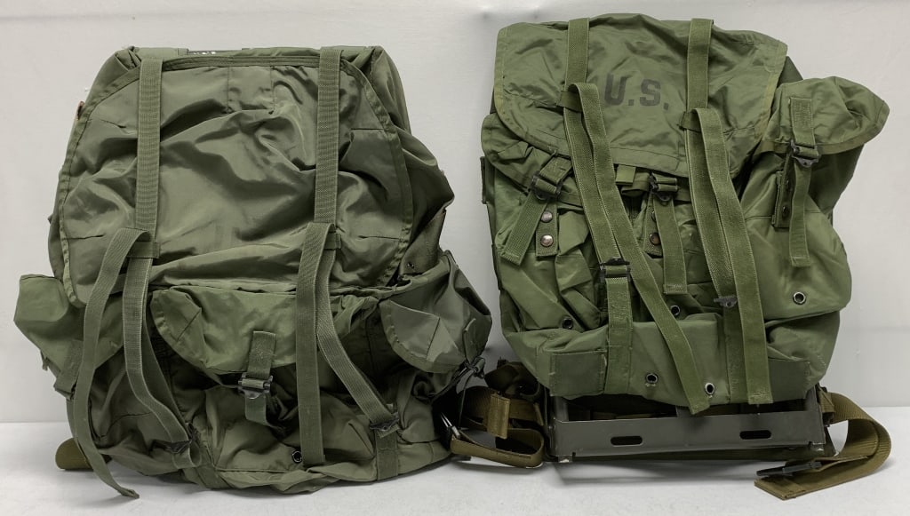 lot of 2 US Military Field Packs (1 of 4)