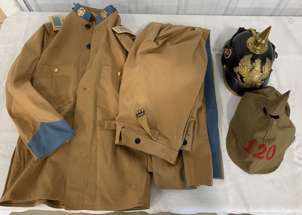 German Pickelhaube reproduction helmet and (1 of 7)