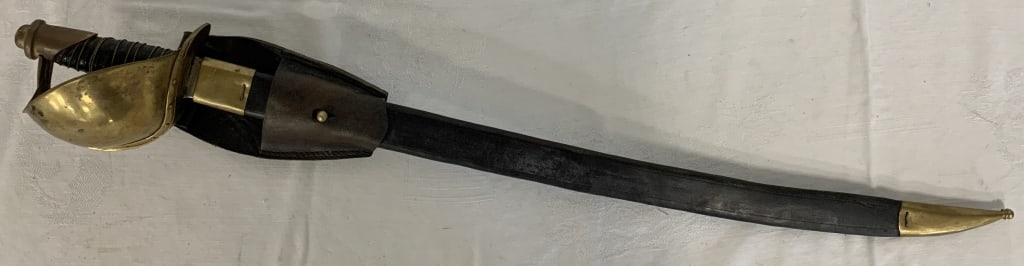 U.S. Navy Cutlass and scabbard (1 of 6)
