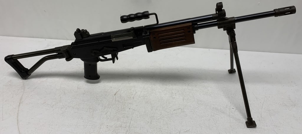 ASGK Airsoft 223 rifle: untested; has scratches and wear; requires third party shipping