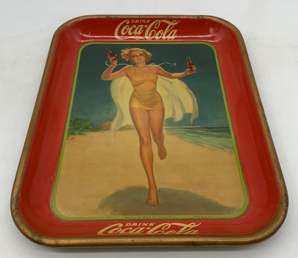1937 Coca-Cola tray (1 of 5)