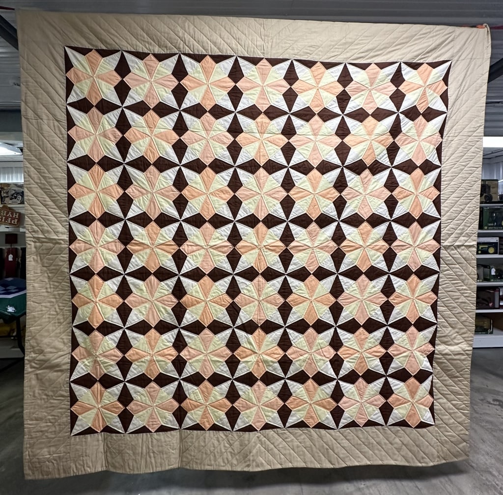 Contemporary Amish Made Pinwheel Quilt (1 of 3)