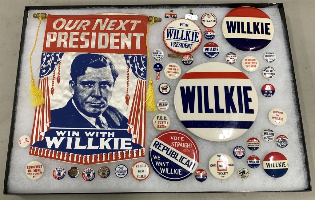 WILLKIE 1940 COLLECTION  of 41 ITEMS INC. SCARCE B (1 of 3)