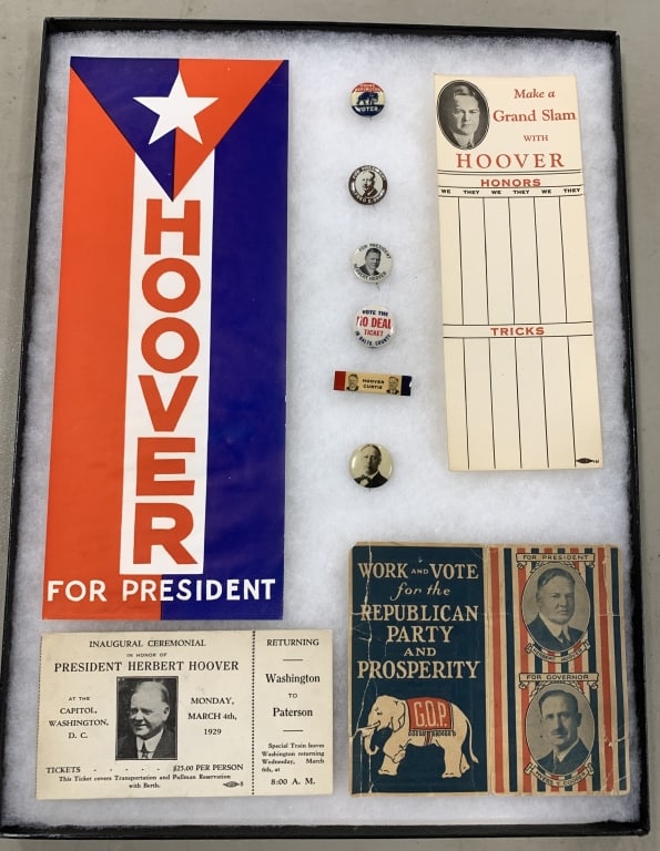 HOOVER & SMITH 1928 PRESIDENTIAL CAMPAIGN COLLECTI (1 of 4)