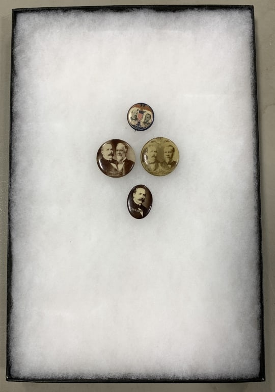 ALTON B. PARKER 1904 QUARTET OF PRESIDENTIAL CAMPA (1 of 2)