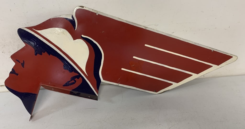 Mercury painted metal flange sign (1 of 7)