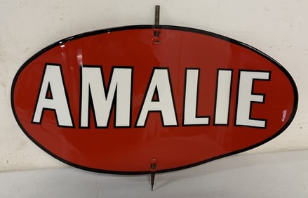 Amalie plastic coated spinner sign