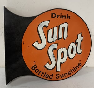 Drink Sun Spot "Bottled Sunshine" flange sign