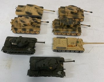 7 Solido diecast tanks