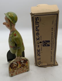 Unique Art G. I. Joe And His Canine Pups w/box