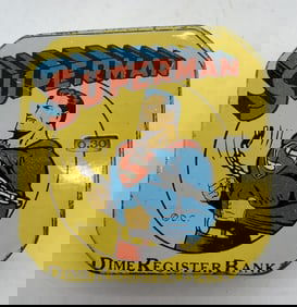 Superman Dime Register Bank