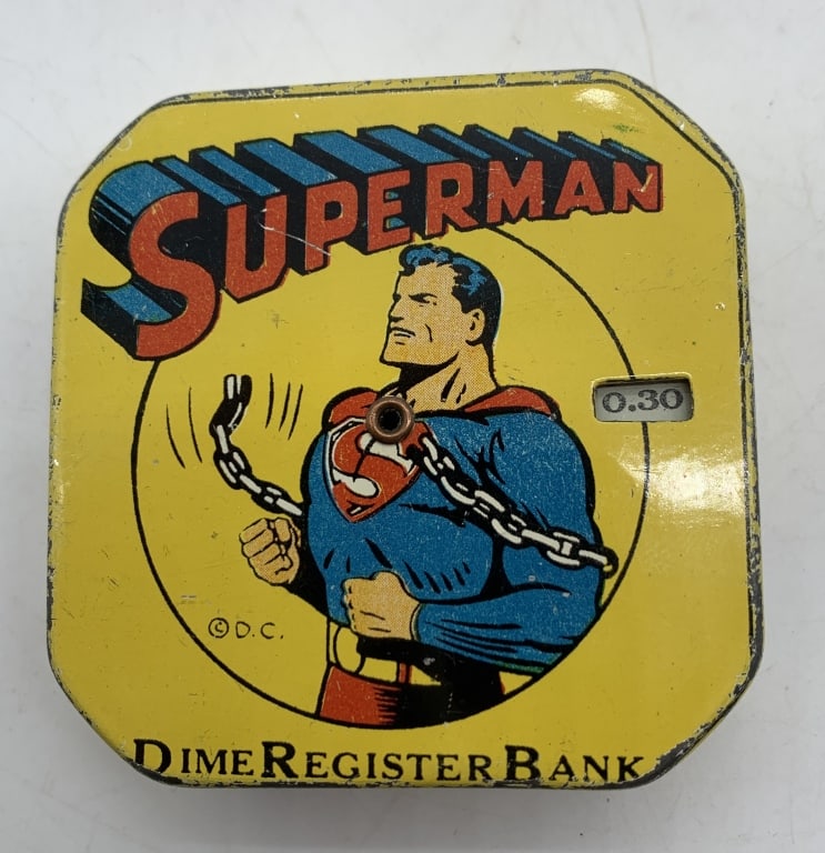 Superman Dime Register Bank (1 of 4)