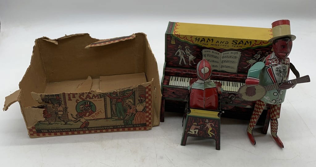 Strauss Ham & Sam tin wind-up toy (1 of 8)
