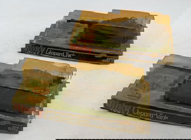 2 Dinky 692 Leopard Tanks in packages