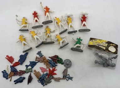 lot of plastic space figures