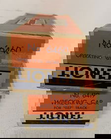 Lionel Work crane and Wrecking Car