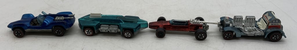 4 Hot Wheels Red Line cars (1 of 6)