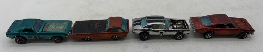 4 Hot Wheels Red Line cars (1 of 6)