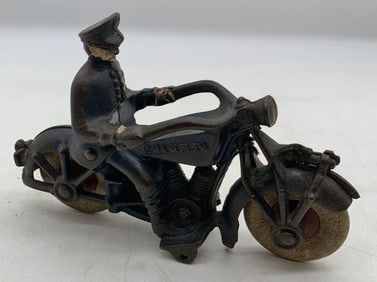 Champion cast iron Police Motorcycle