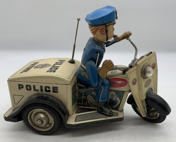 Japanese battery operated Police Patrol Trike