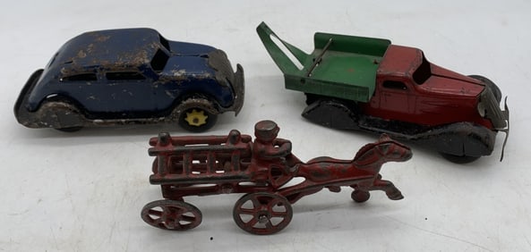 cast iron and pressed steel toys