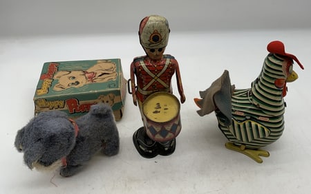 Marx, Mikuni & NGT tin windups + battery op toys