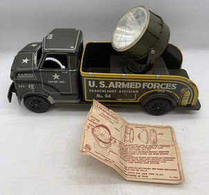 Marx U.S. Armed Forces Searchlight Div. Truck