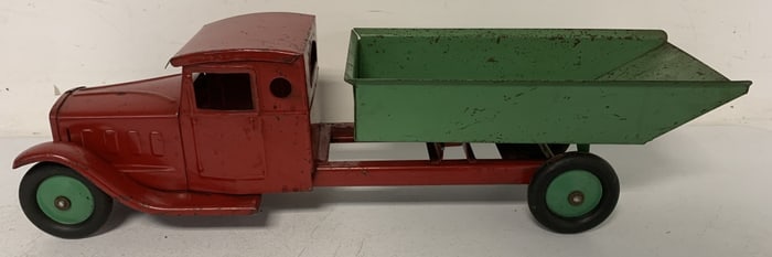 pressed steel dump truck