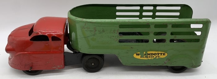 Wyandotte Express Co. pressed steel truck