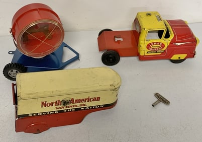 Marx and Structo Truck parts & Arnold toys key