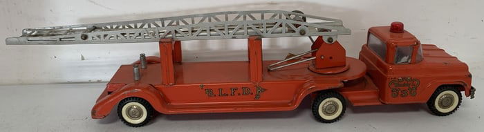 Buddy L Fire Dept. ladder truck