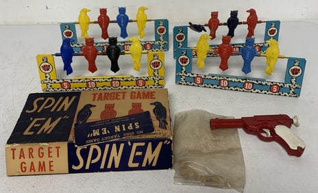 4 Wyandotte Spin 'Em" targets, 1 gun, five corks
